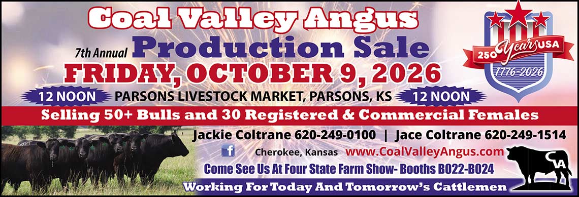 Coal Valley Annual Production Sale Ad